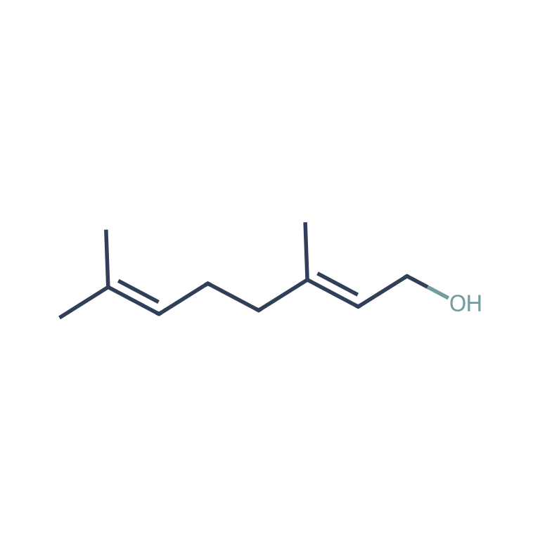 Geraniol C10H18O Elementra