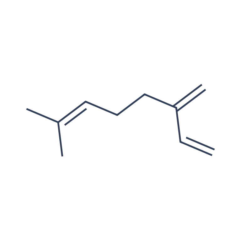 β Myrcene C10H16 Elementra